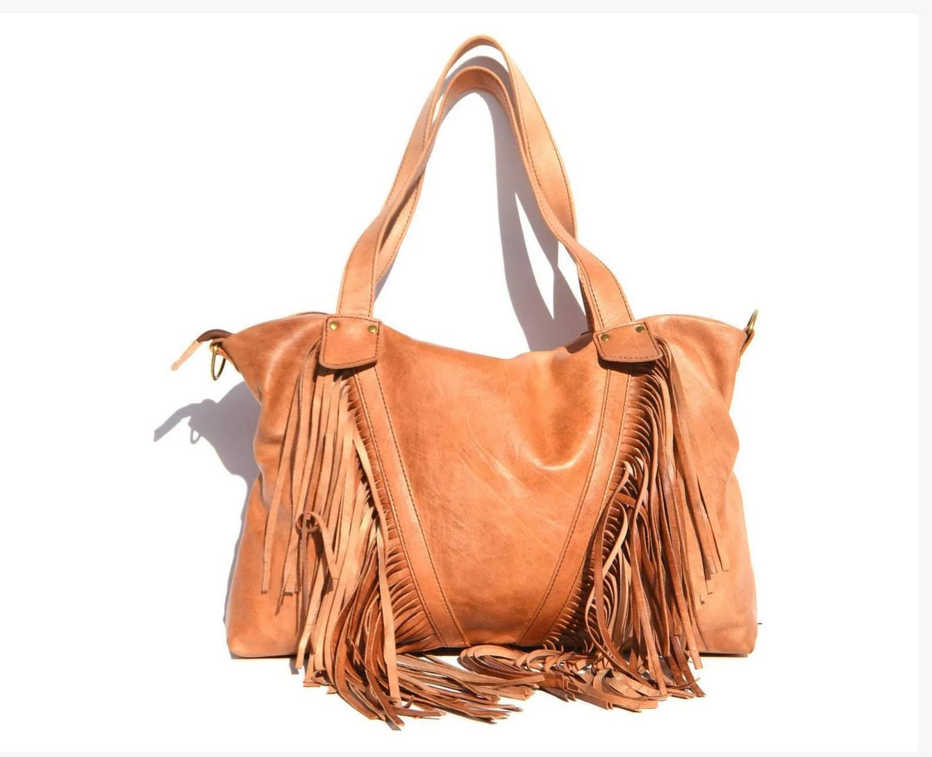 Moroccan Fringed tote bag, Fringe western purse, Leather Fringe Bag, Boho cowgirl bag, fringed boho crossbody, leather handbag with fringe