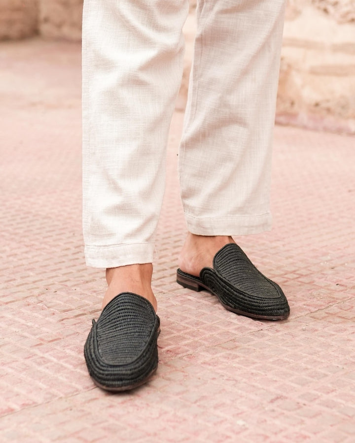 Men’s Breathable Raffia Dress Shoes