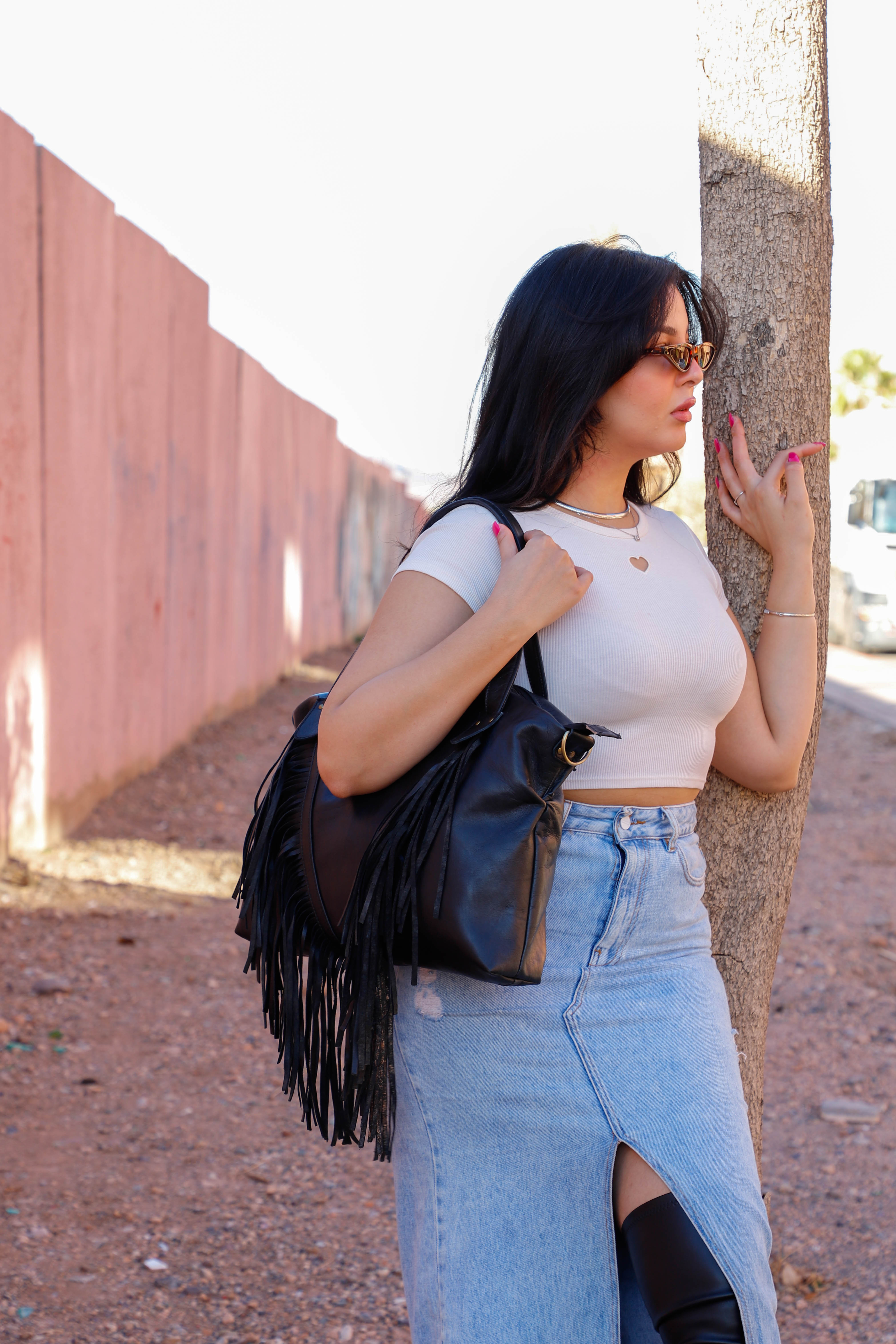 Fringed Boho Crossbody Bag