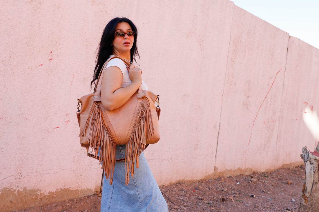 Fringed Boho Crossbody Bag