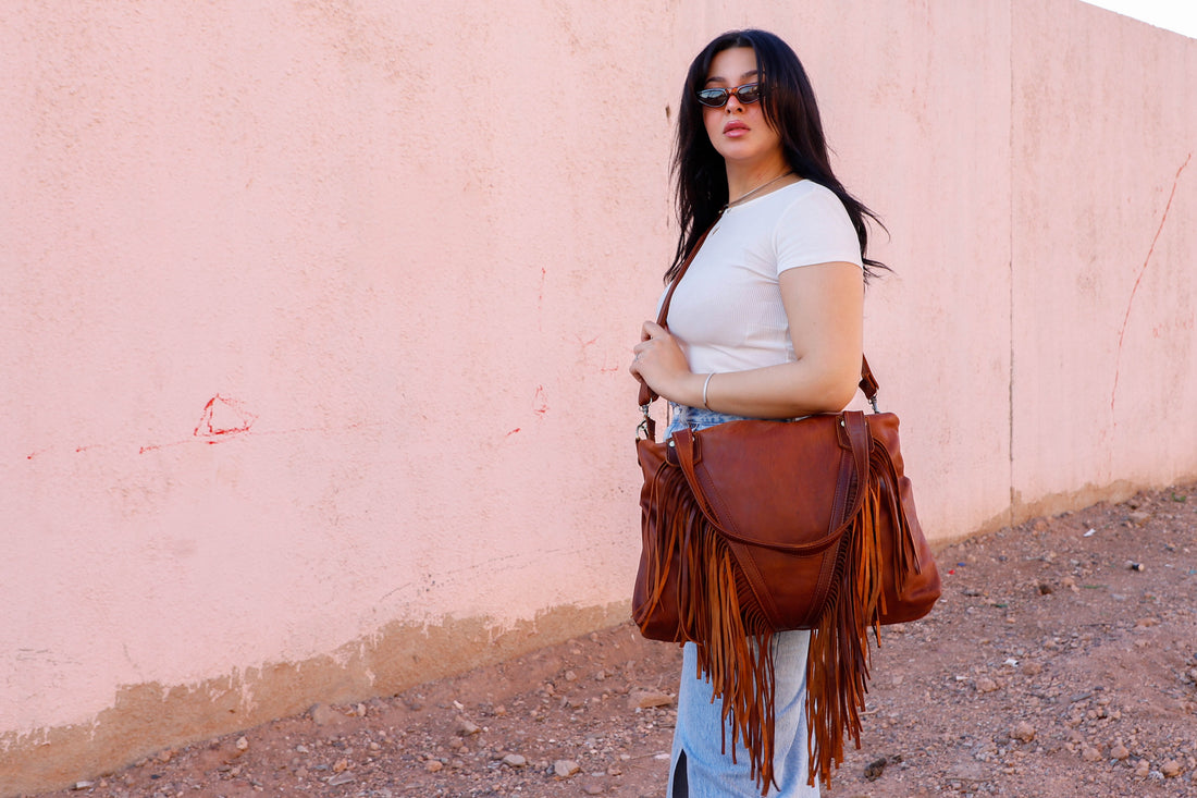 Fringed Boho Crossbody Bag