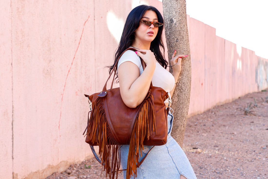 Boho Crossbody Leather Bag