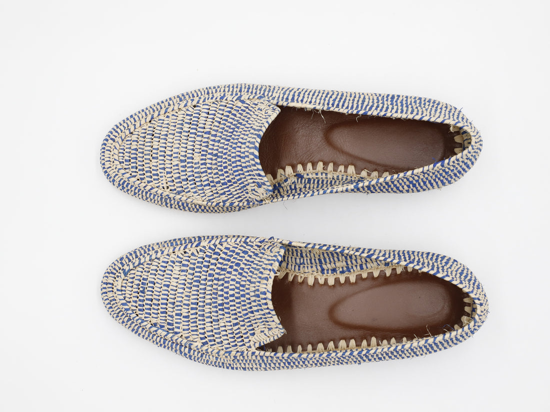 Handcrafted raffia shoes for men – eco-friendly materials