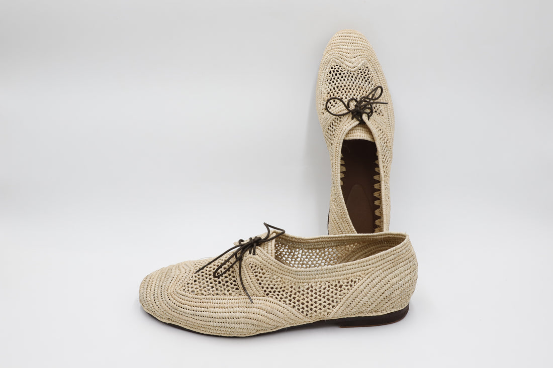Men's Wedding Raffia Shoes