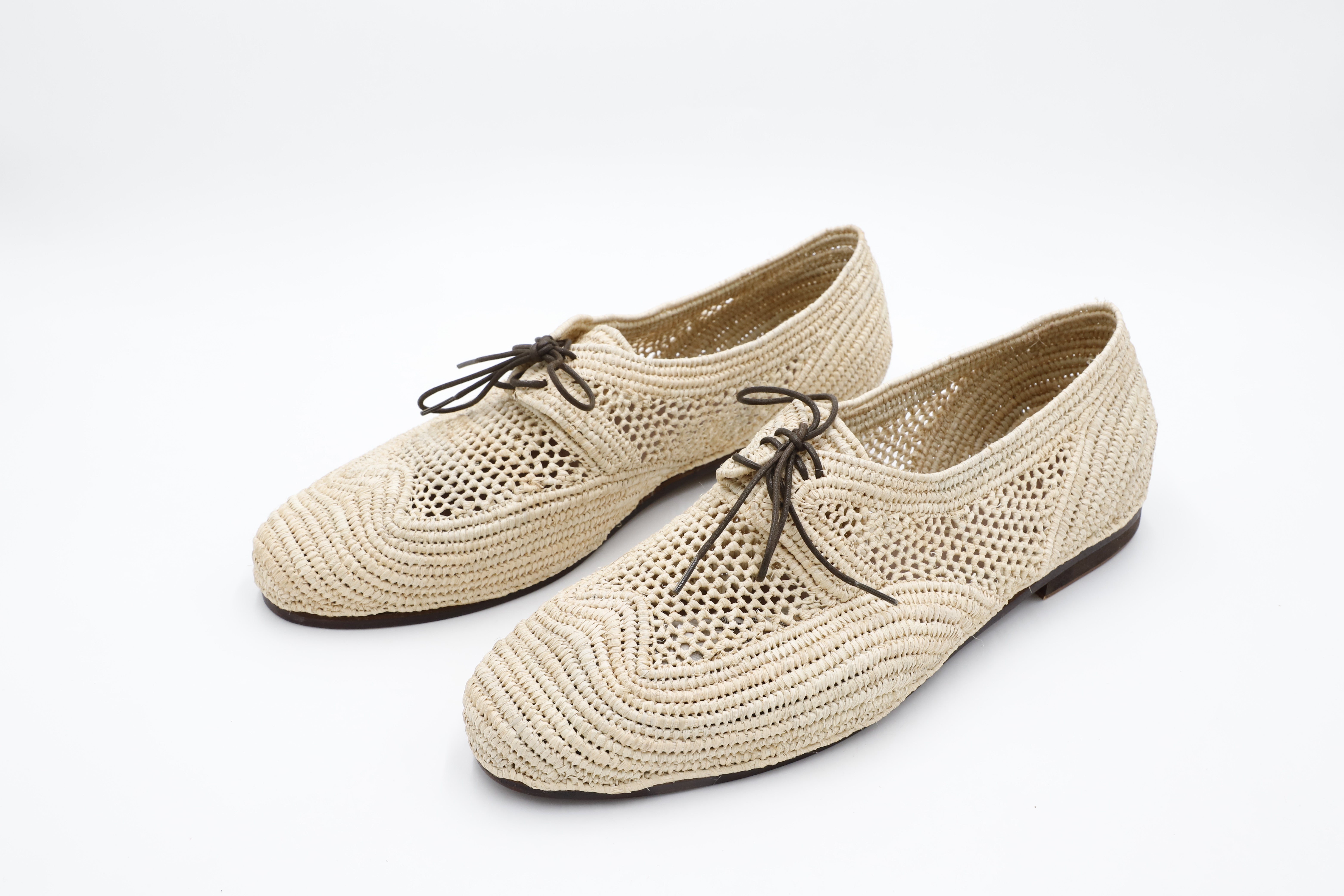 Men's Wedding Raffia Shoes