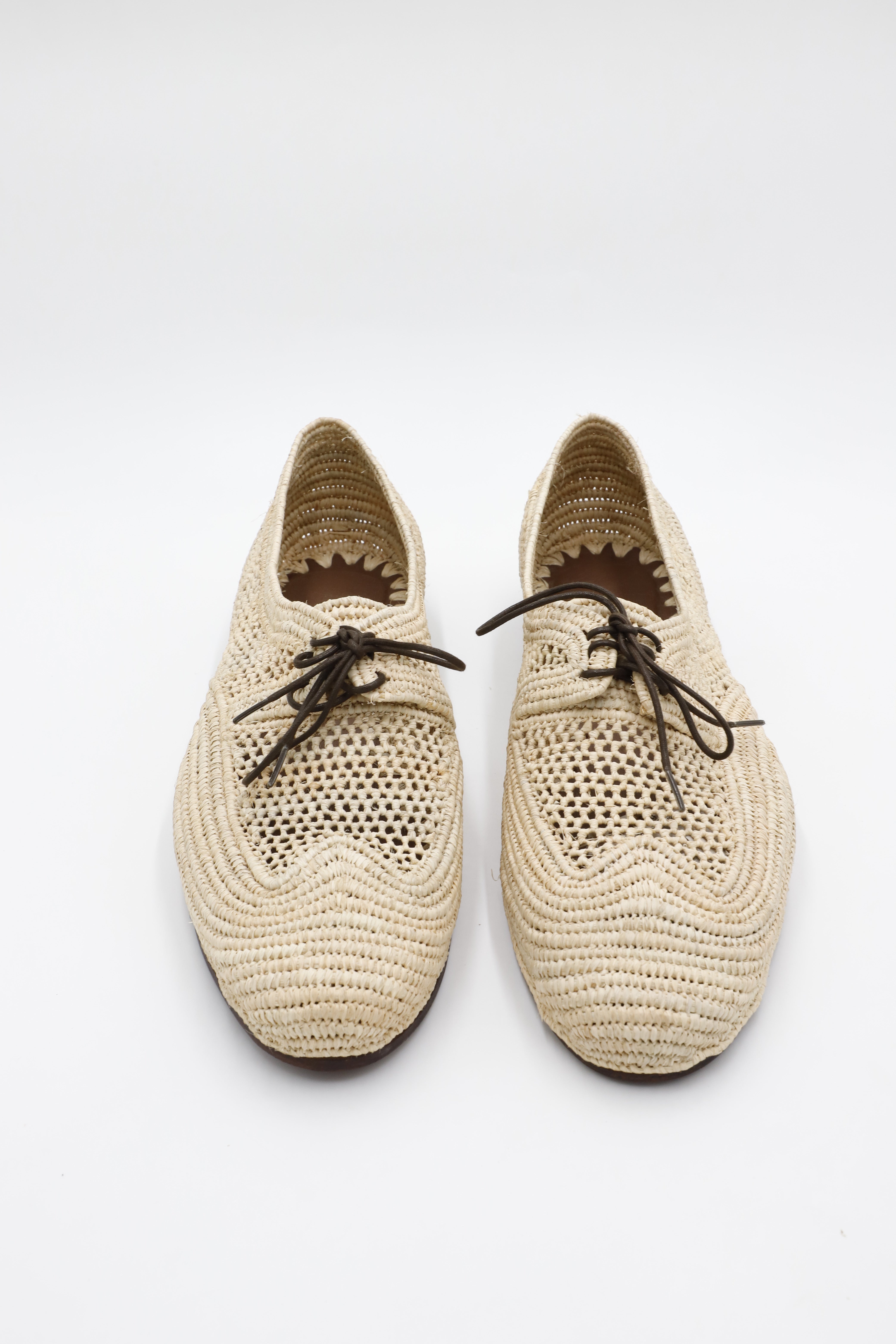Men's Wedding Raffia Shoes