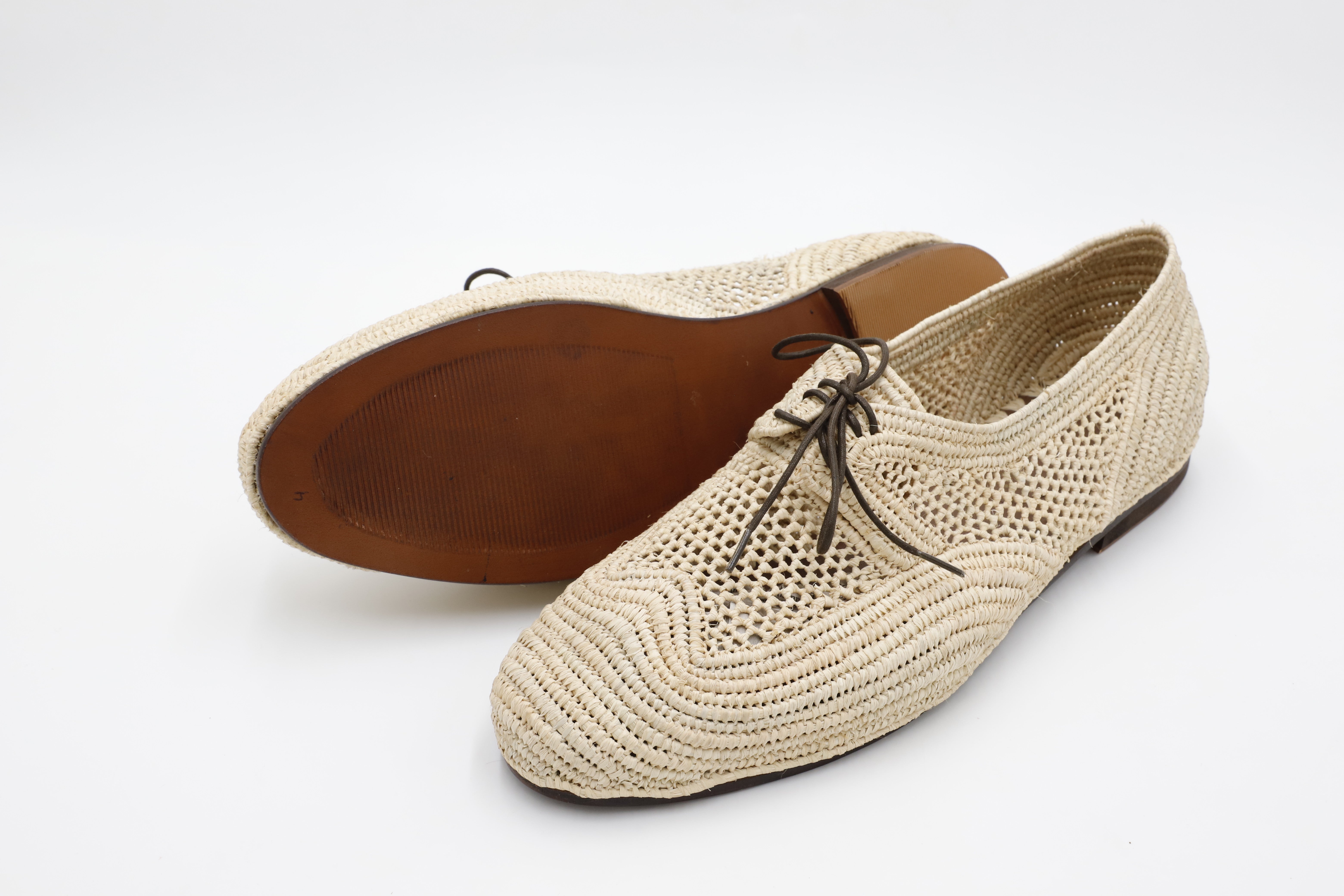 Men's Wedding Raffia Shoes