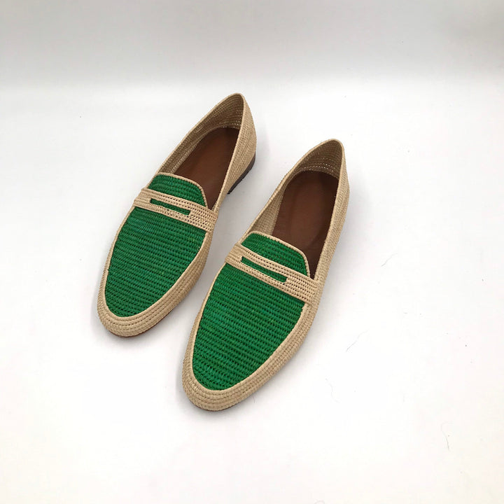 Vegan raffia shoes, Moroccan handmade moccasin, raffia moccasins , Raffia shoes for men, vegan loafer shoes raffia, Men's raffia mules