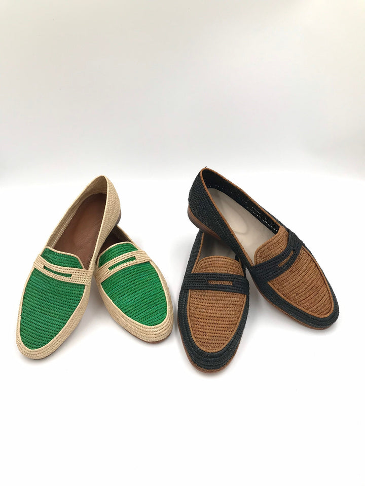Vegan raffia shoes, Moroccan handmade moccasin, raffia moccasins , Raffia shoes for men, vegan loafer shoes raffia, Men's raffia mules