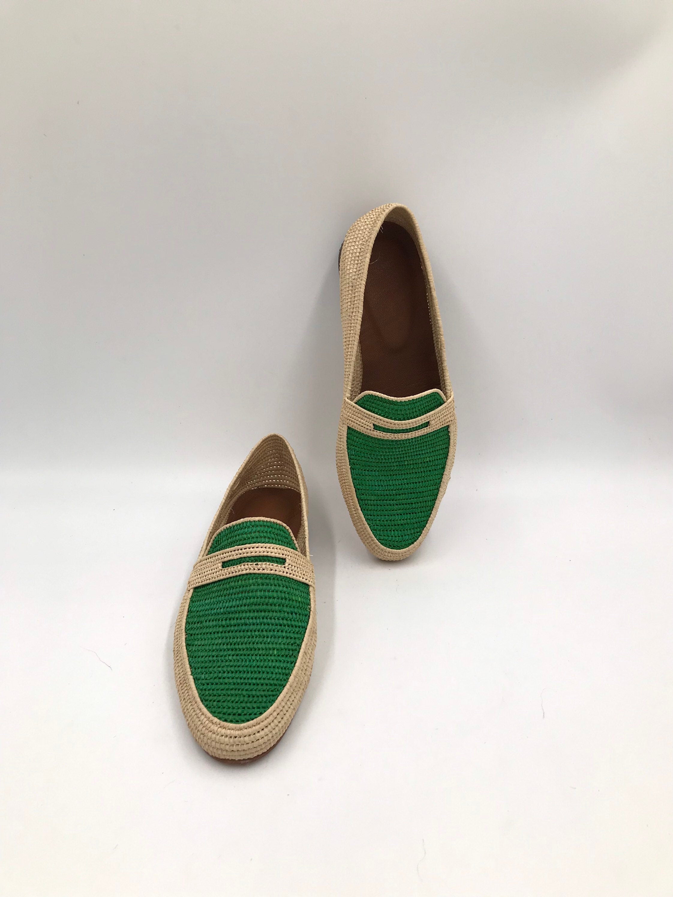 Vegan raffia shoes, Moroccan handmade moccasin, raffia moccasins , Raffia shoes for men, vegan loafer shoes raffia, Men's raffia mules