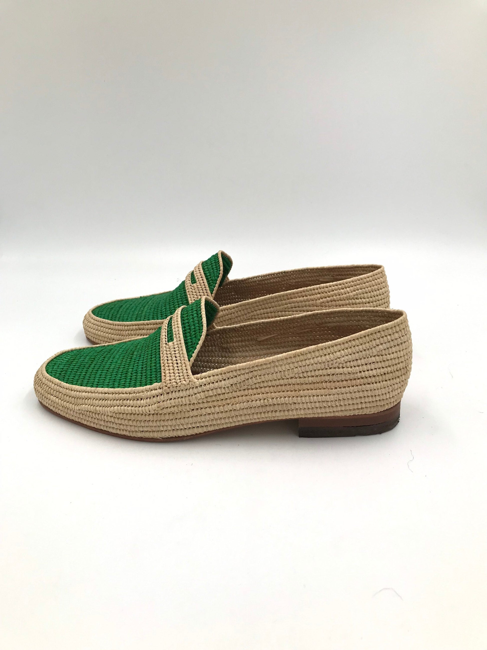 Vegan raffia shoes, Moroccan handmade moccasin, raffia moccasins , Raffia shoes for men, vegan loafer shoes raffia, Men's raffia mules