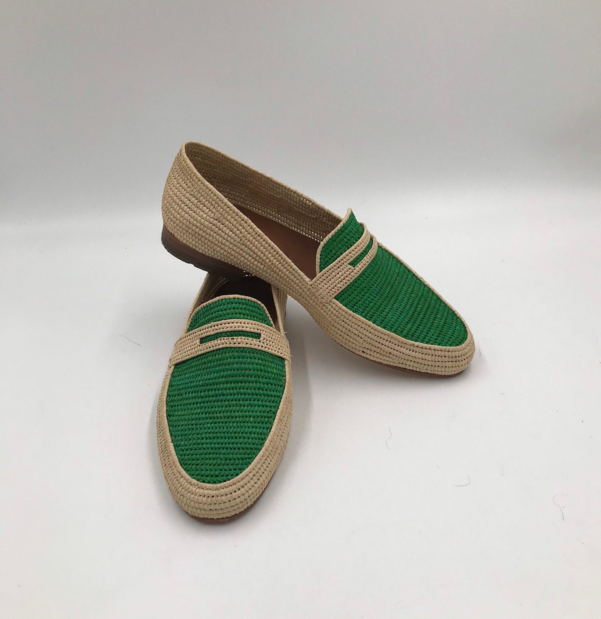 Vegan raffia shoes, Moroccan handmade moccasin, raffia moccasins , Raffia shoes for men, vegan loafer shoes raffia, Men's raffia mules