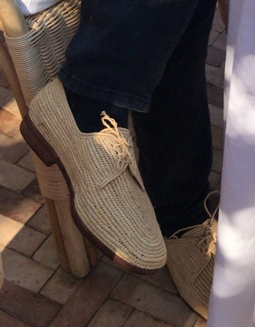 Raffia shoes for men, men raffia shoes, vegan shoes men, wedding loafer raffia, loafer shoes raffia, handmade raffia shoes, unisex raffia