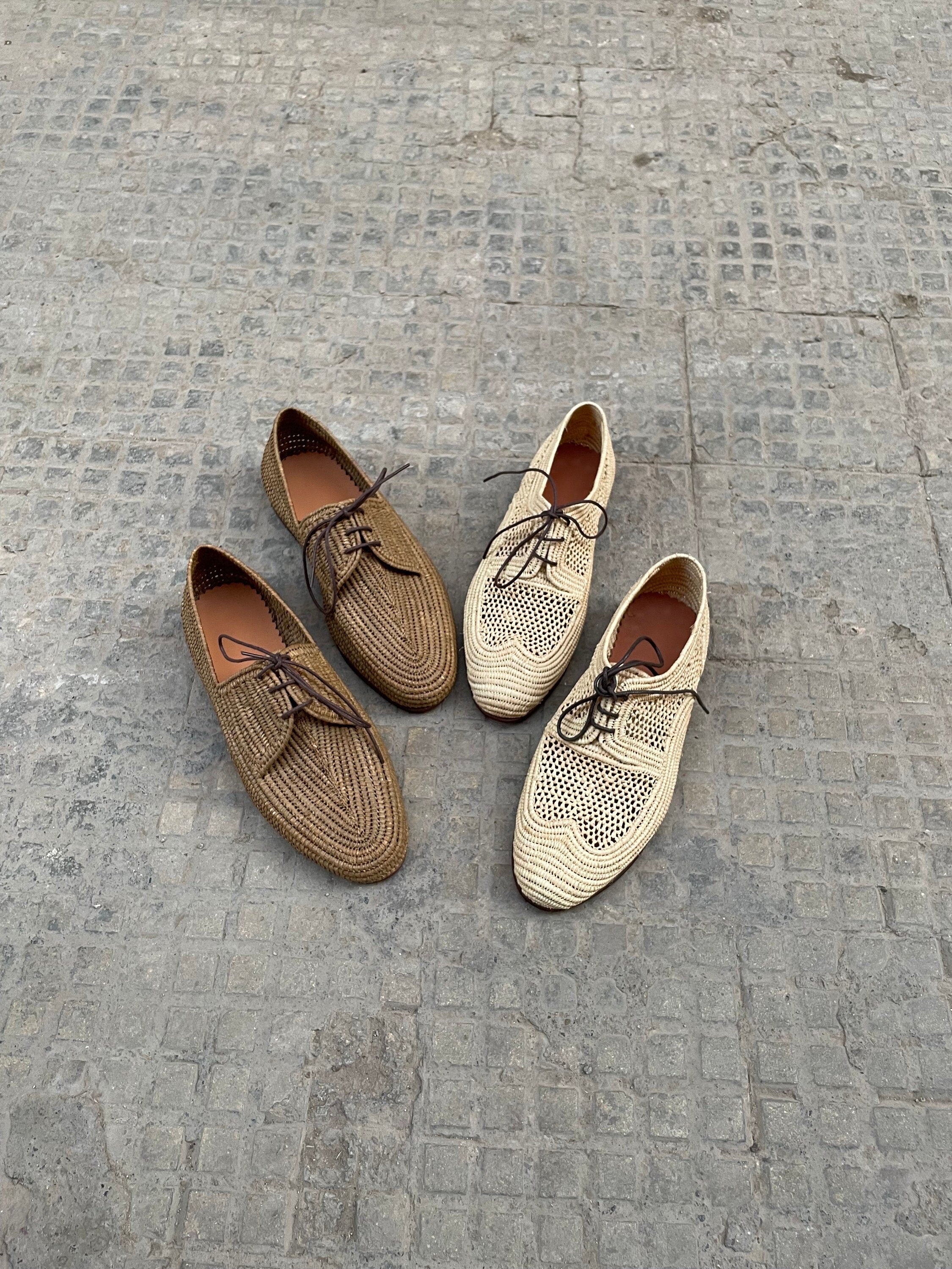 Wedding raffia shoes men, Wedding shoes for men, Raffia shoes for men,handmade raffia shoes men,vegan raffia shoes men,Moroccan raffia shoes