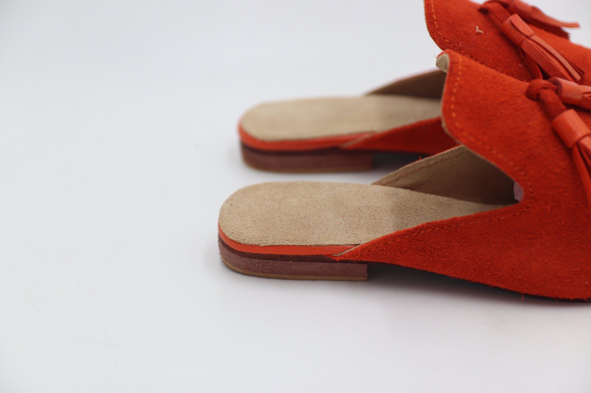 Women's Blue leather Mules, Suede Leather Mule for women, Moroccan Velvet Babouche, Premium Handmade Babouche for her, Women leather Slipper