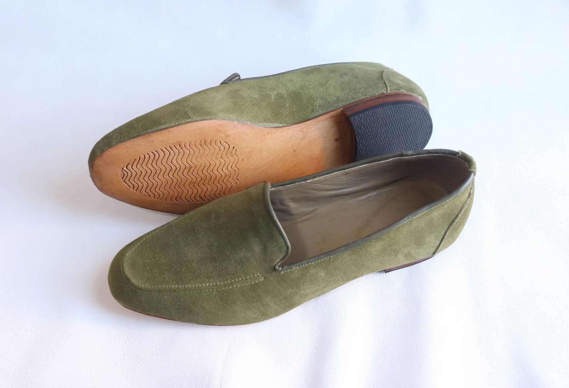 Handmade Driving Moccasins, Men's Genuine Leather Loafers, Men's suede leather Moccasins, Handmade Leather Loafers, Men's Leather Slip Suede