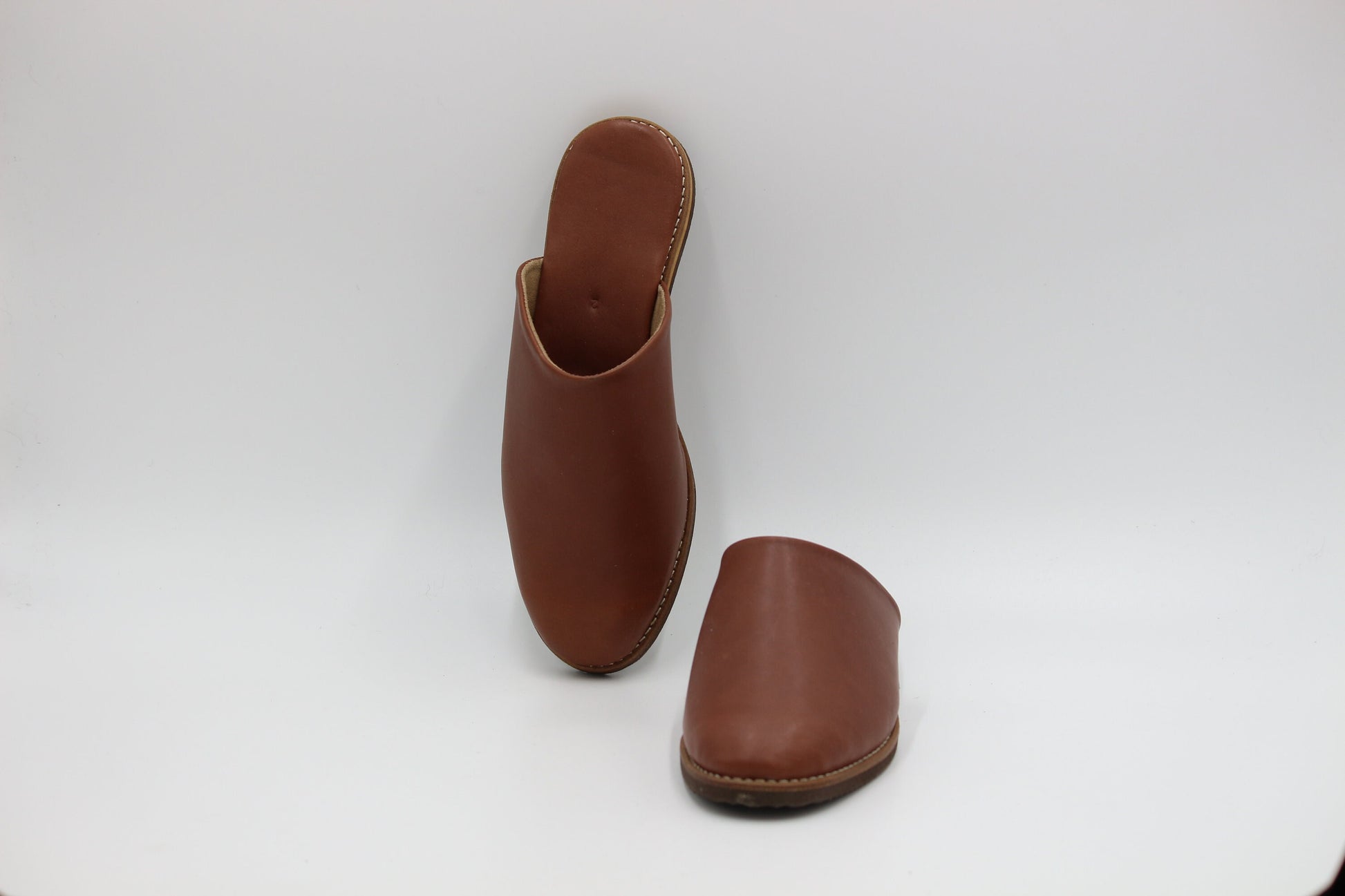 Men Leather Clog, Black Leather slippers Men, Moroccan leather babouche for men, Men handmade leather slippers, Brown leather Babouche men