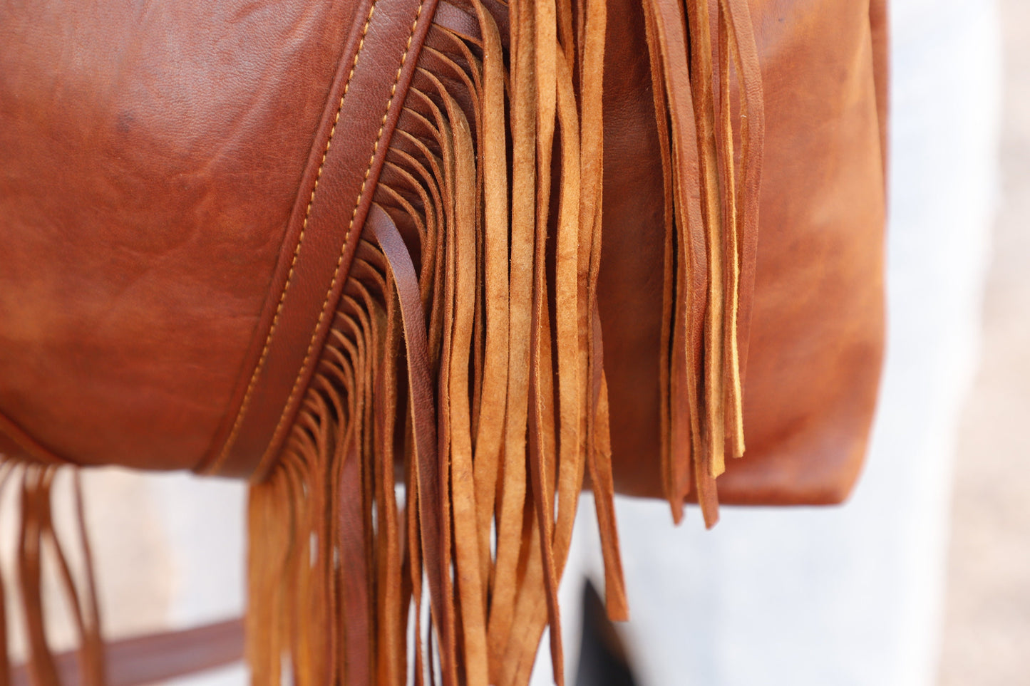 Black Fringe Tote Bag | Leather Fringe Purse | Fringe Western Purse | Boho Cowgirl Bag | Fringe Boho Crossbody Bag | Leather bag with Fringe