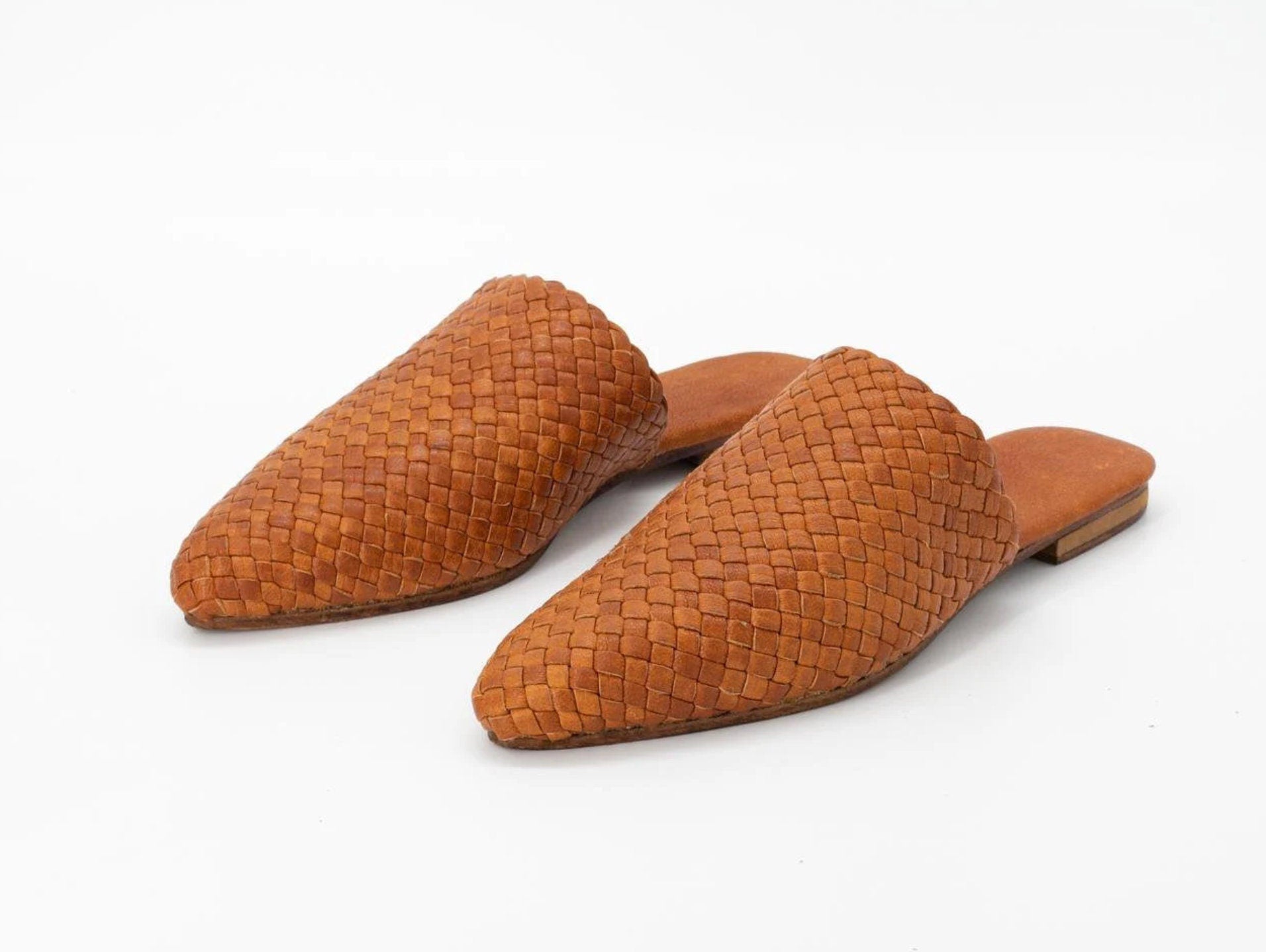 Black Braided leather Mules, Leather Mules for women, Moroccan Genuine Leather Babouche, Premium Handmade Babouche, braided leather Slippers