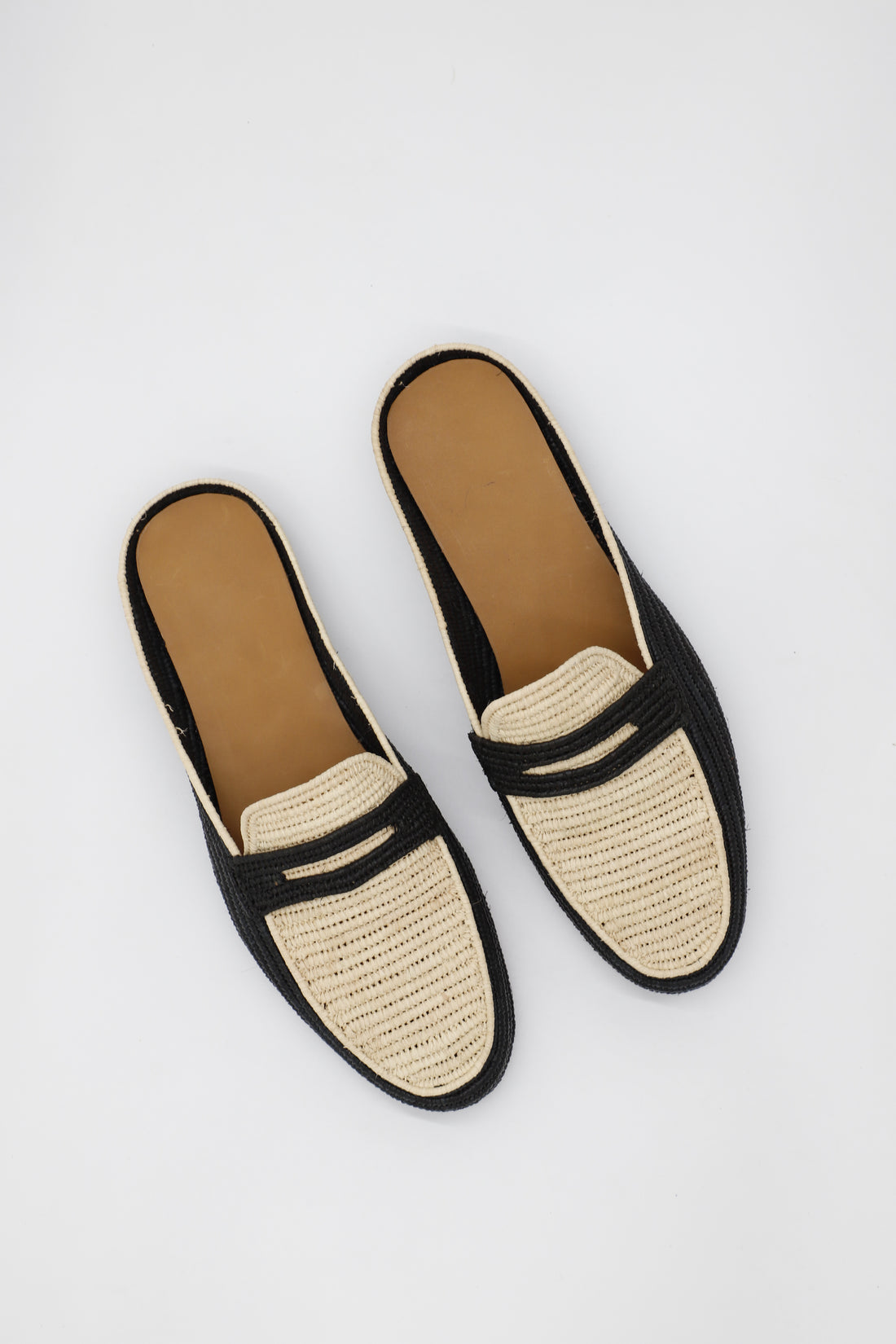 Lightweight raffia mules for men on clearance sale, summer-ready style